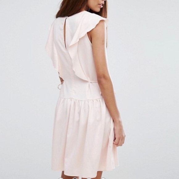 ⭕️Sold⭕️French Connection Nia Pink Blush Dress S - Picture 2 of 5